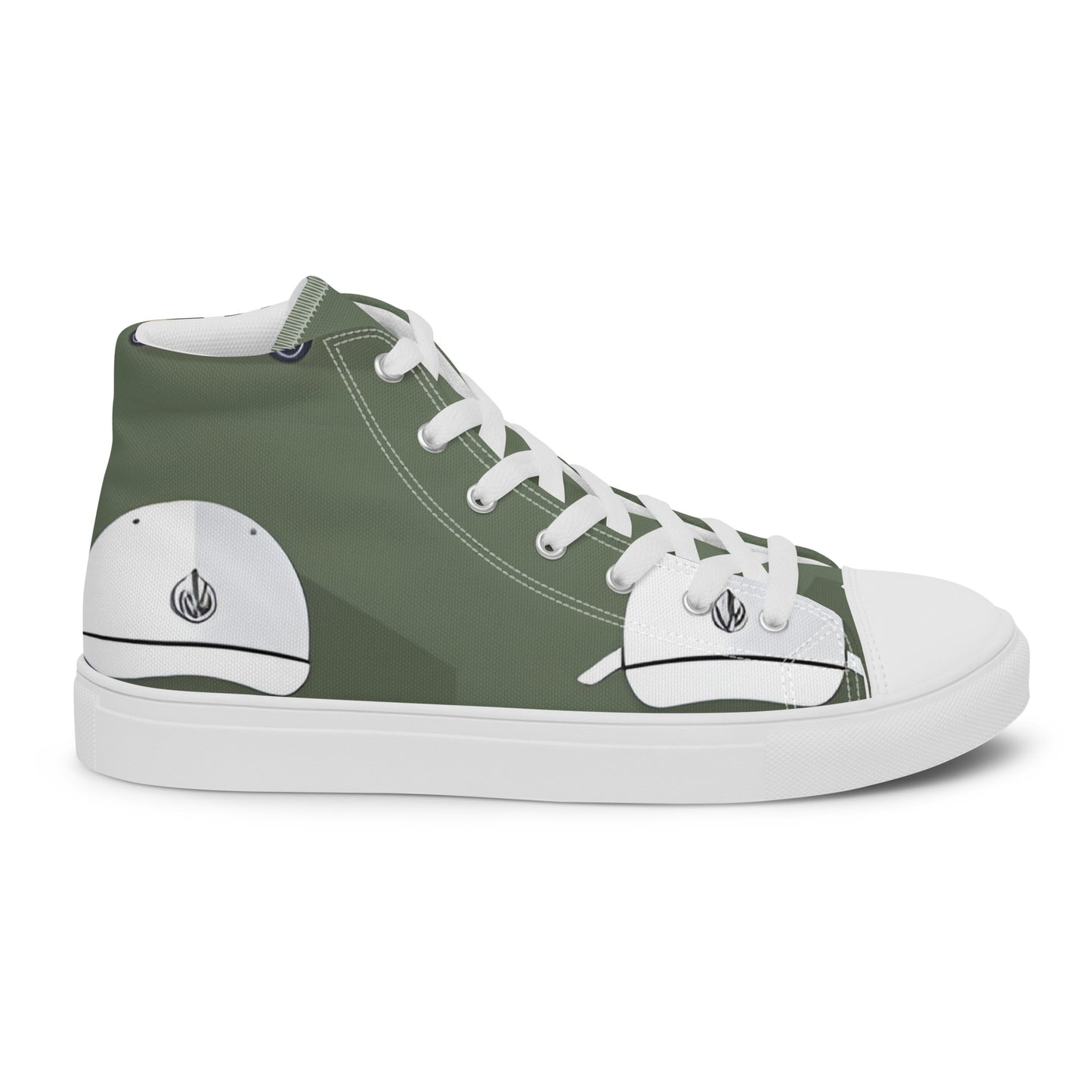 Men’s high top canvas shoes