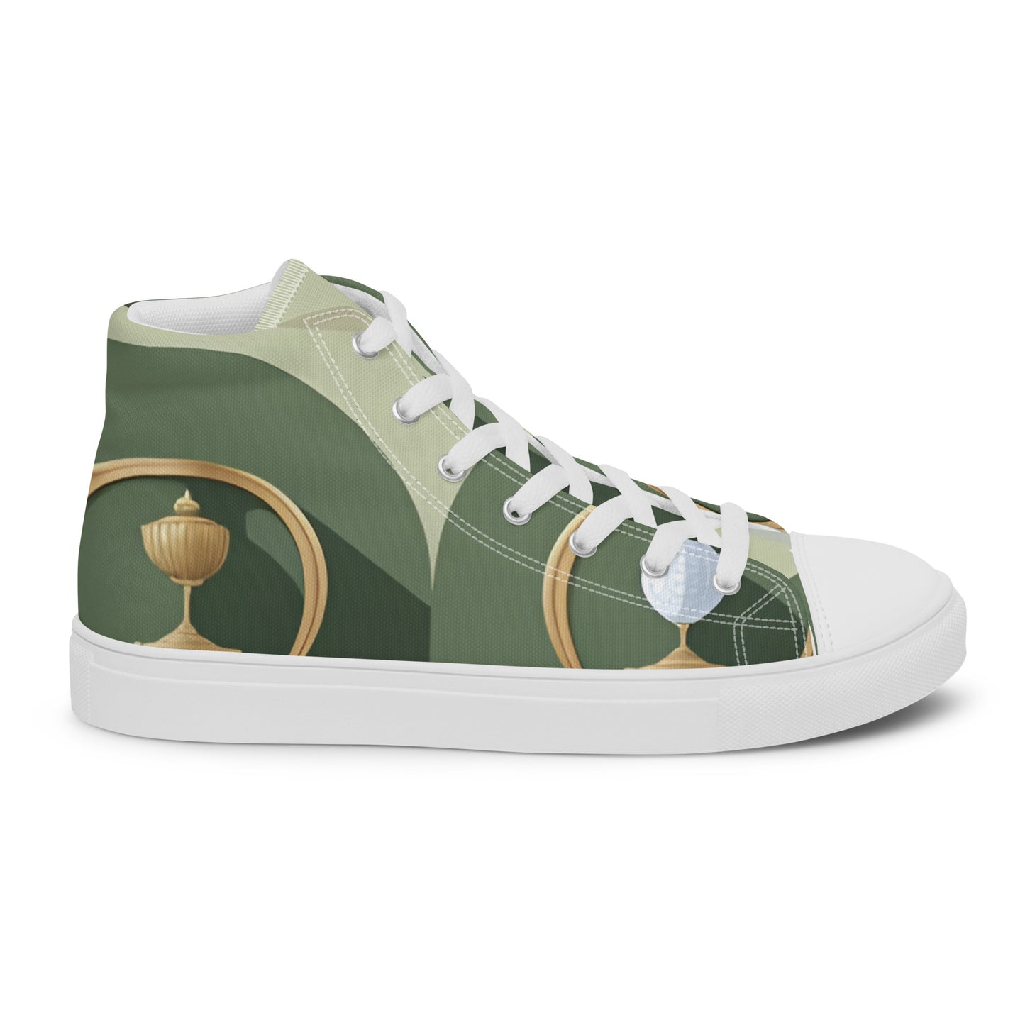 Men’s high top canvas shoes
