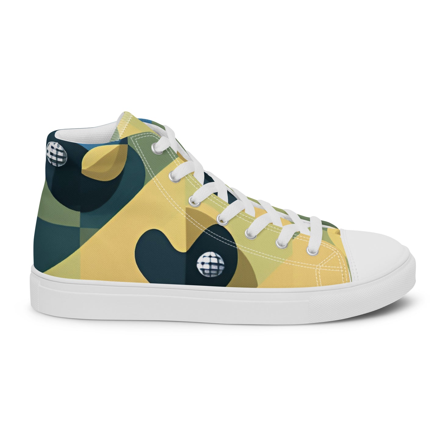 Men’s high top canvas shoes
