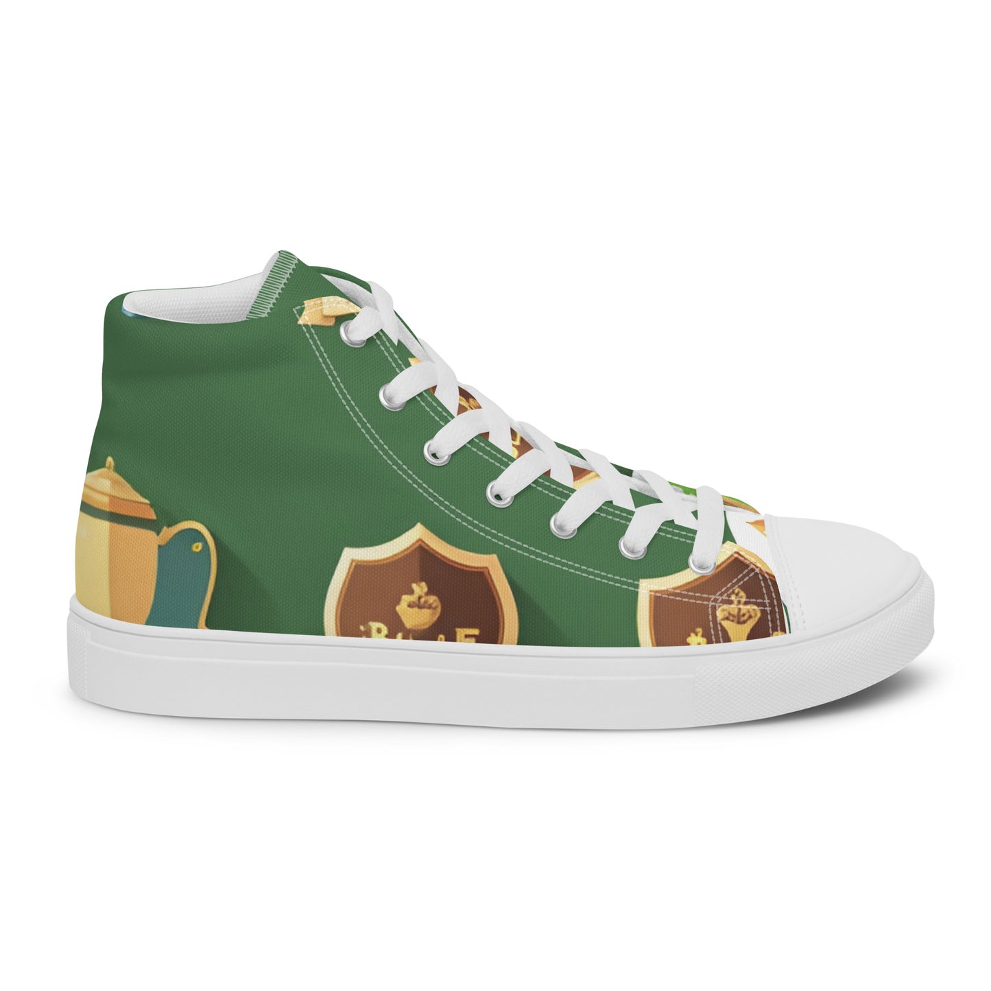 Men’s high top canvas shoes