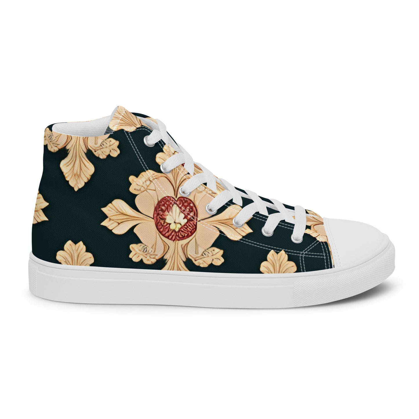 Men’s high top canvas shoes