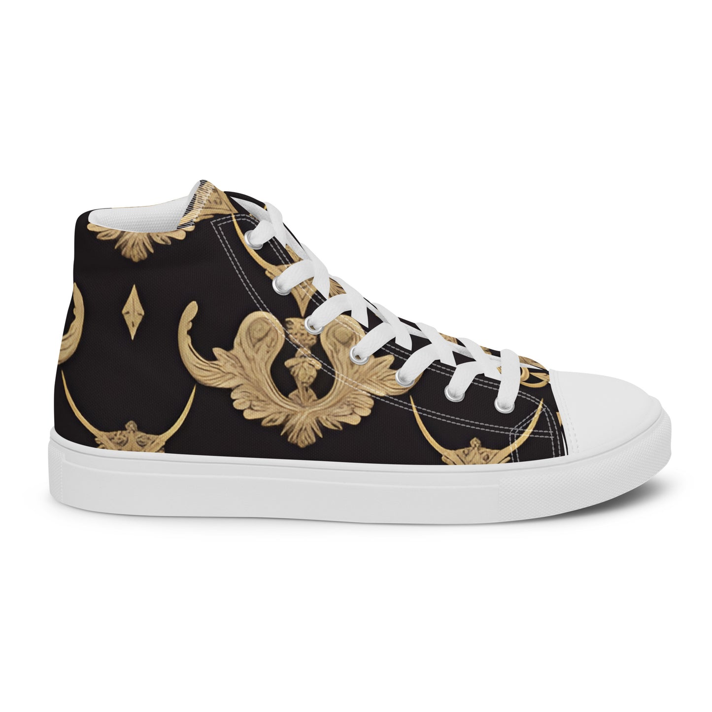 Men’s high top canvas shoes