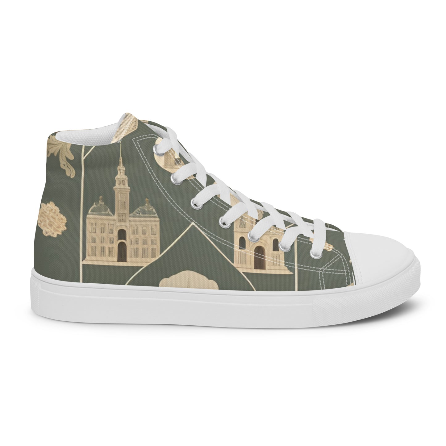 Men’s high top canvas shoes