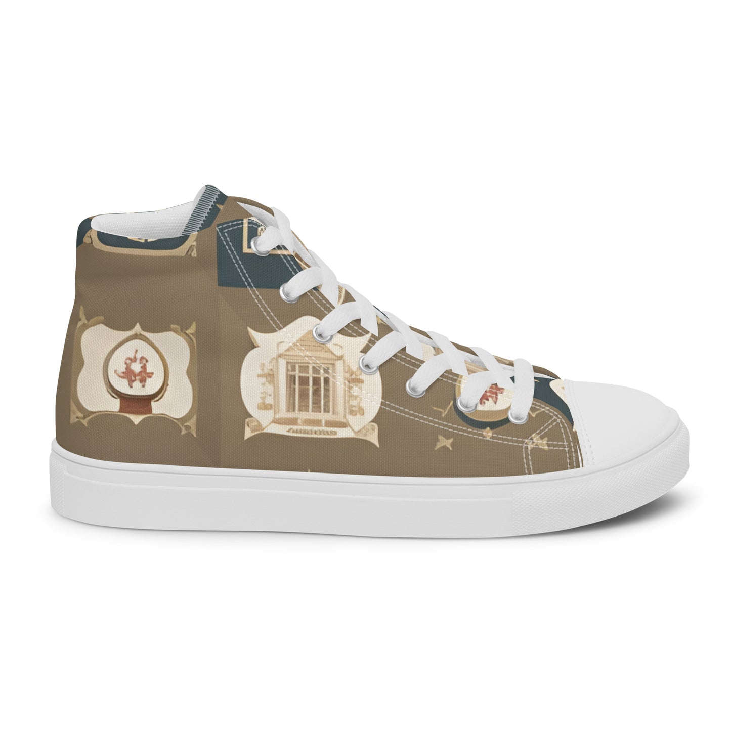 Men’s high top canvas shoes