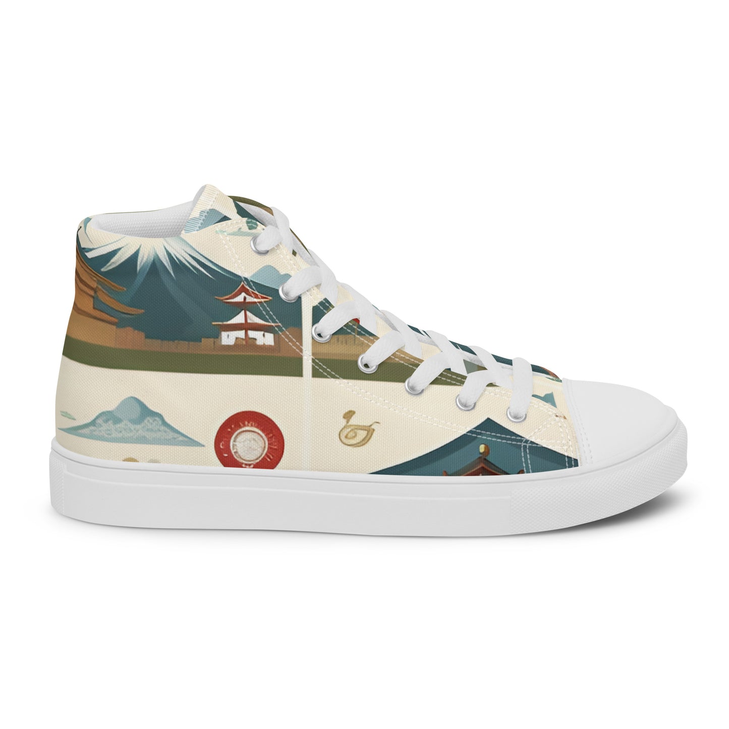 Men’s high top canvas shoes