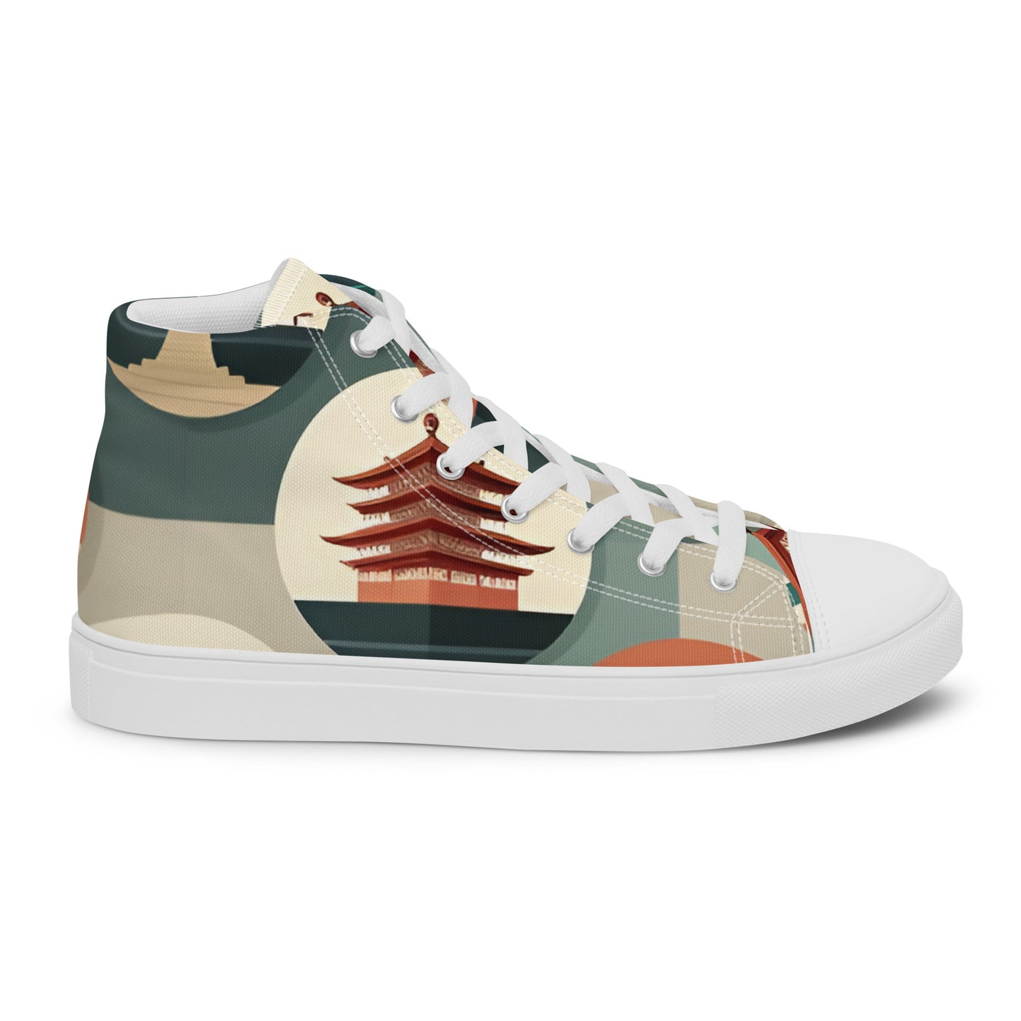 Men’s high top canvas shoes