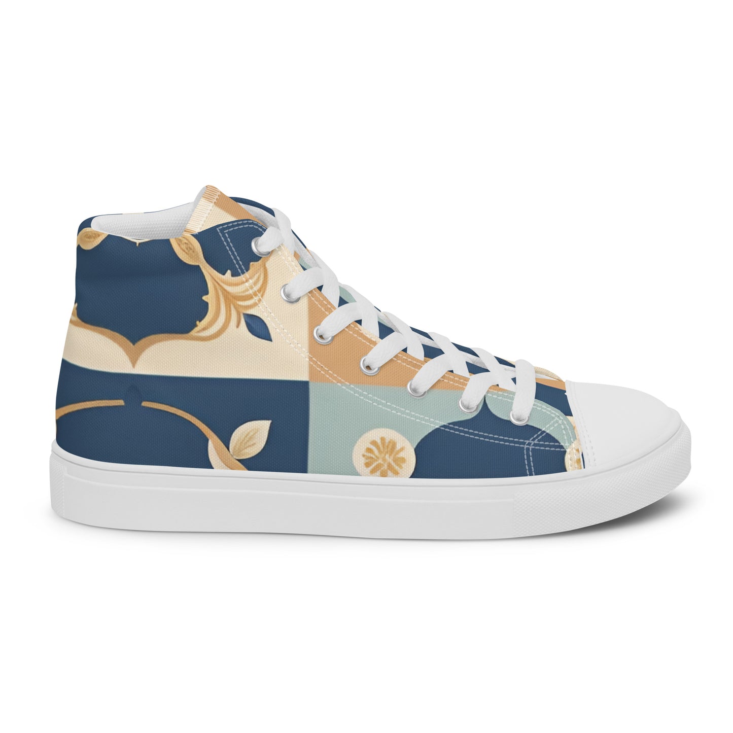 Men’s high top canvas shoes