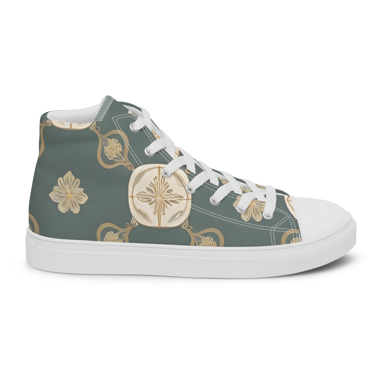 Men’s high top canvas shoes