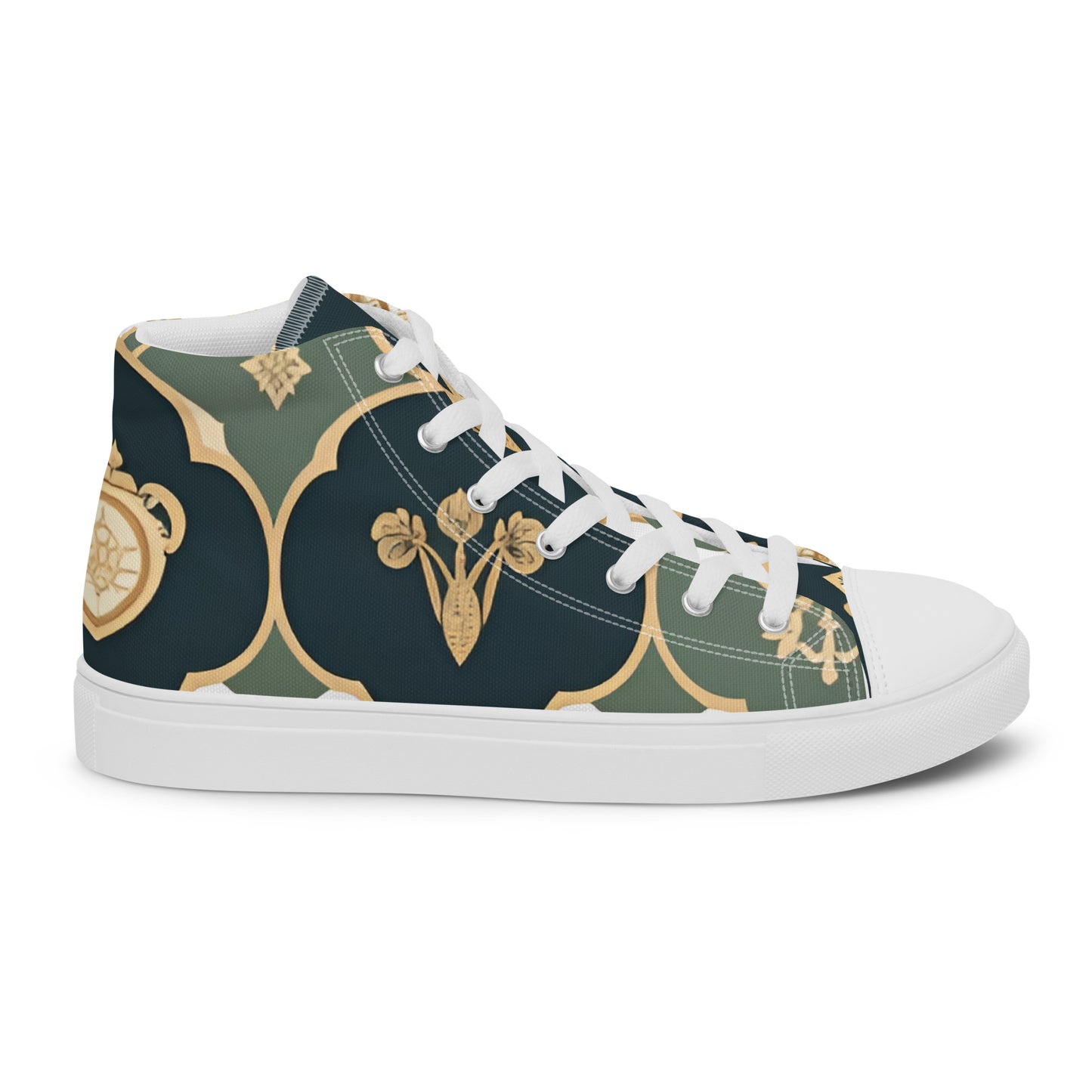 Men’s high top canvas shoes