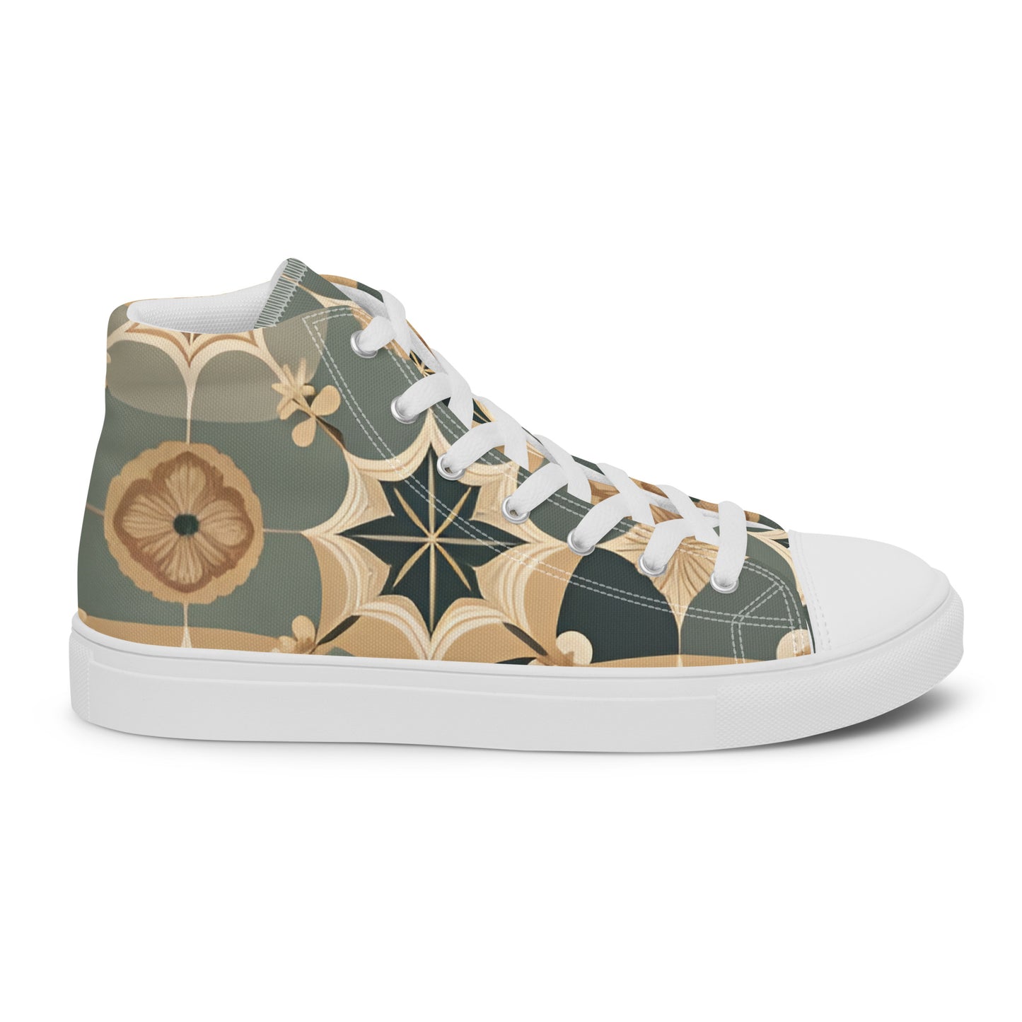 Men’s high top canvas shoes