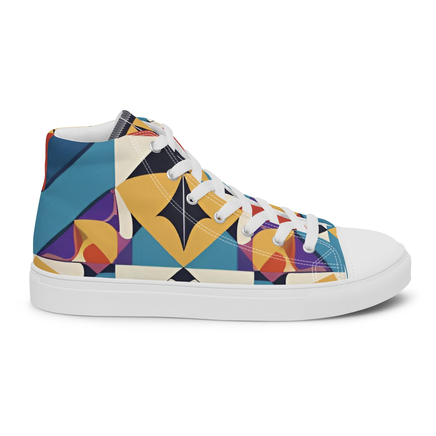 Men’s high top canvas shoes