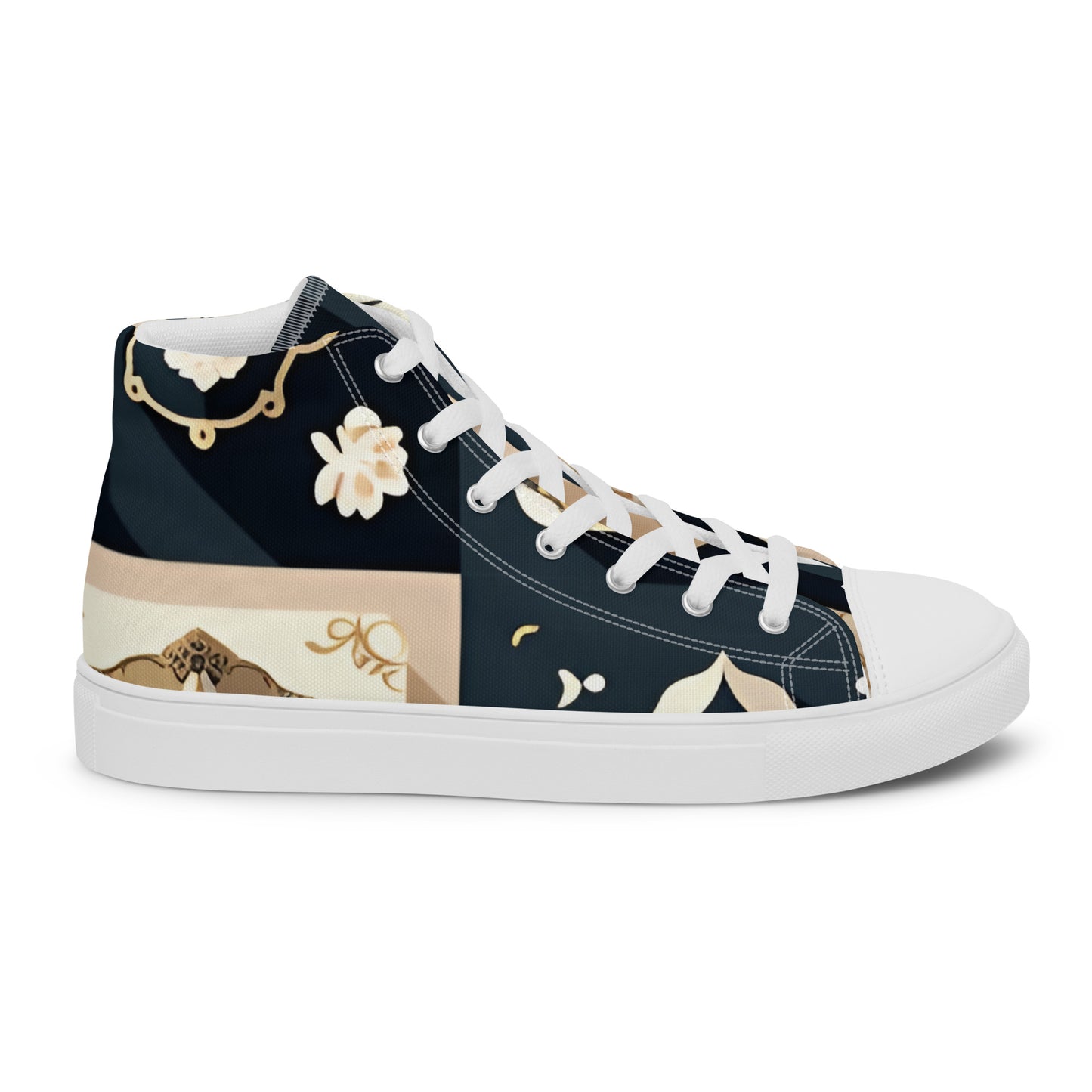 Men’s high top canvas shoes