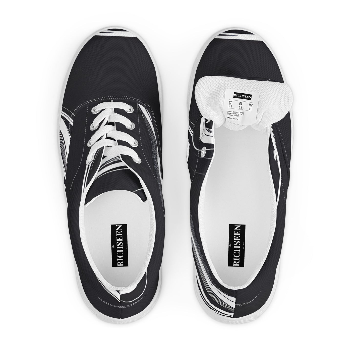 Men’s lace-up canvas shoes