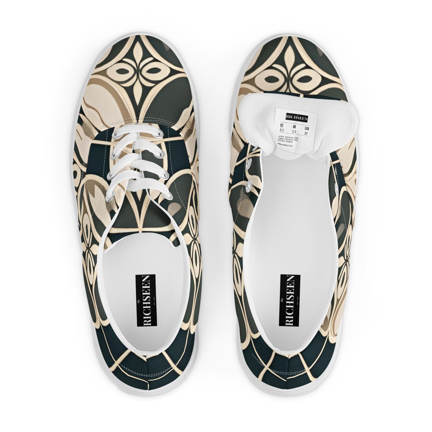 Men’s lace-up canvas shoes