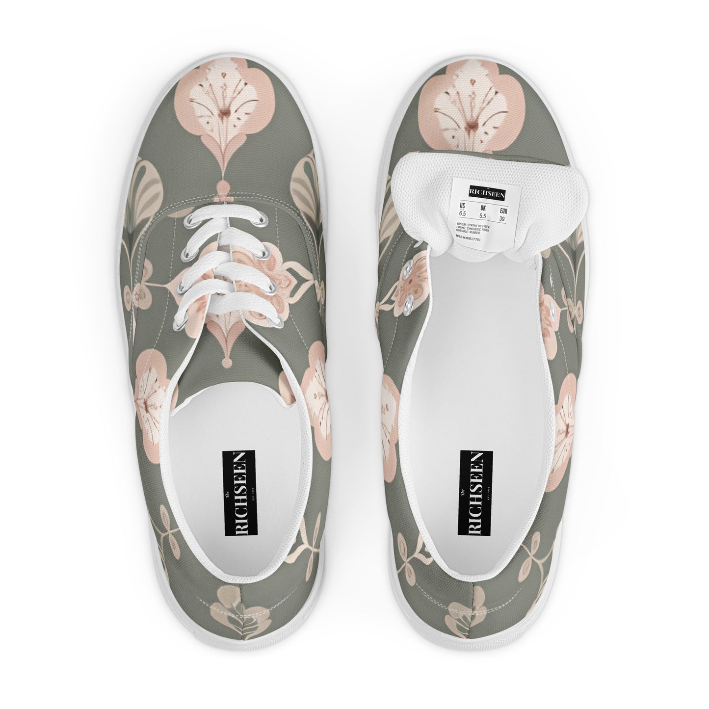 Men’s lace-up canvas shoes