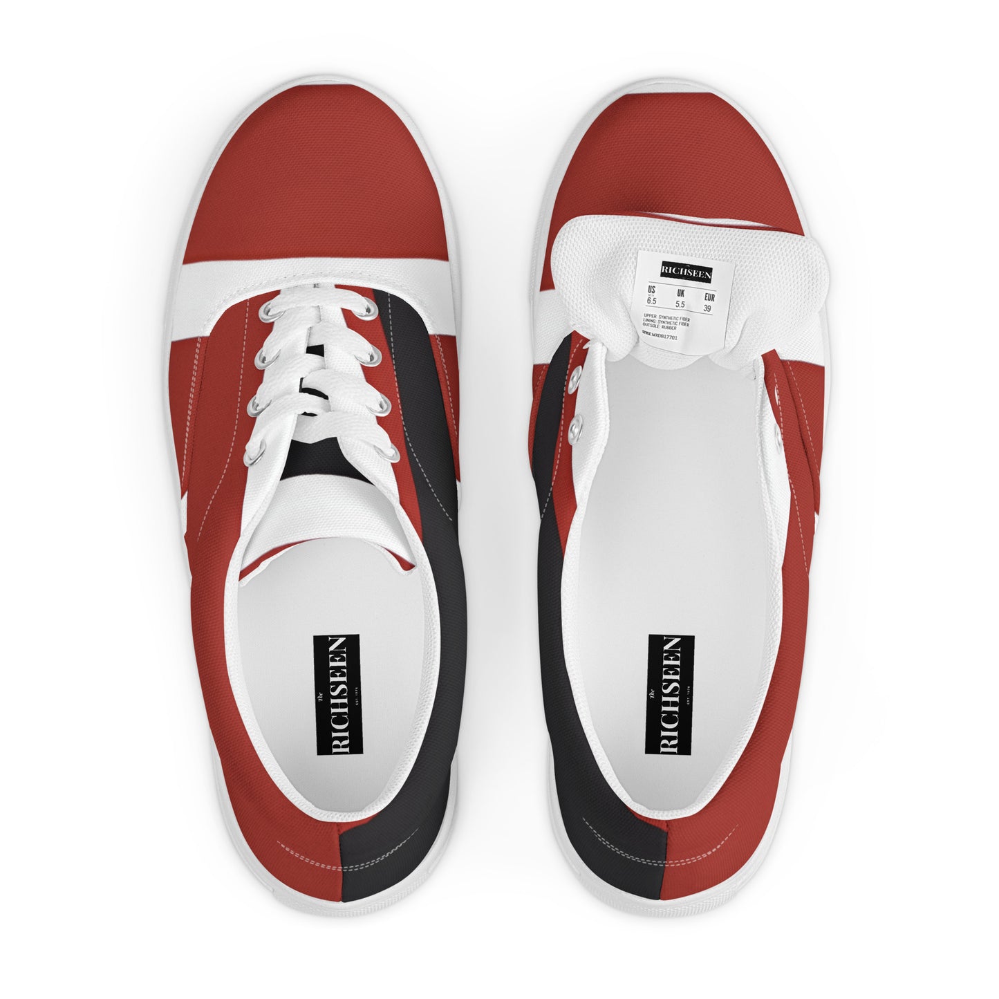 Men’s lace-up canvas shoes