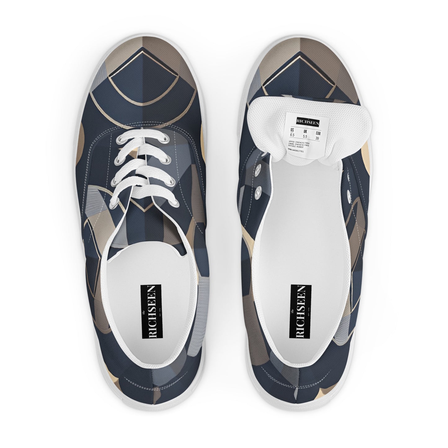 Men’s lace-up canvas shoes