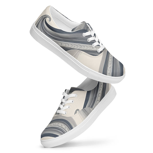 Men’s lace-up canvas shoes