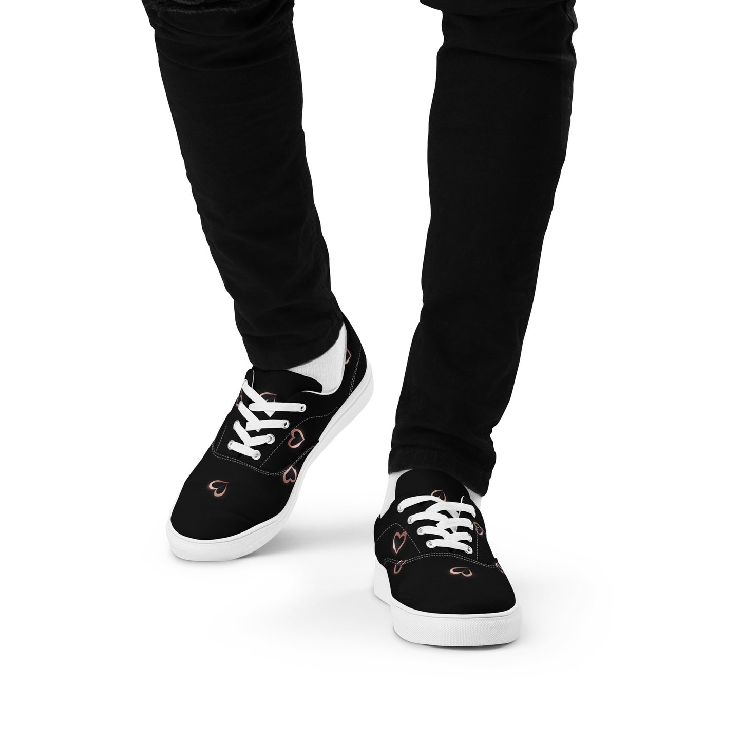 Men’s lace-up canvas shoes