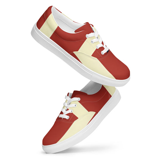 Men’s lace-up canvas shoes