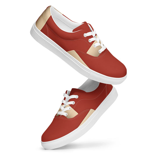 Men’s lace-up canvas shoes