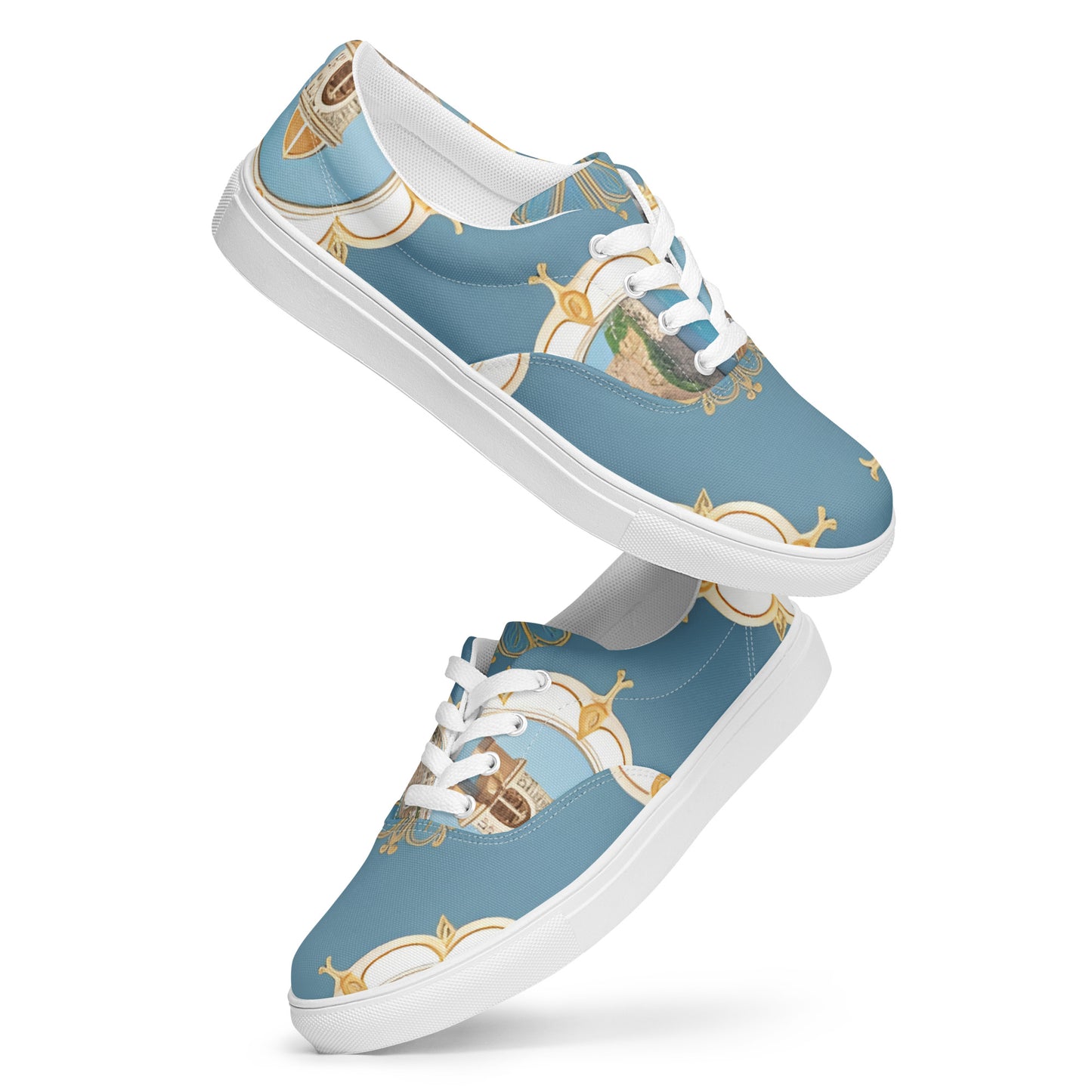 Men’s lace-up canvas shoes