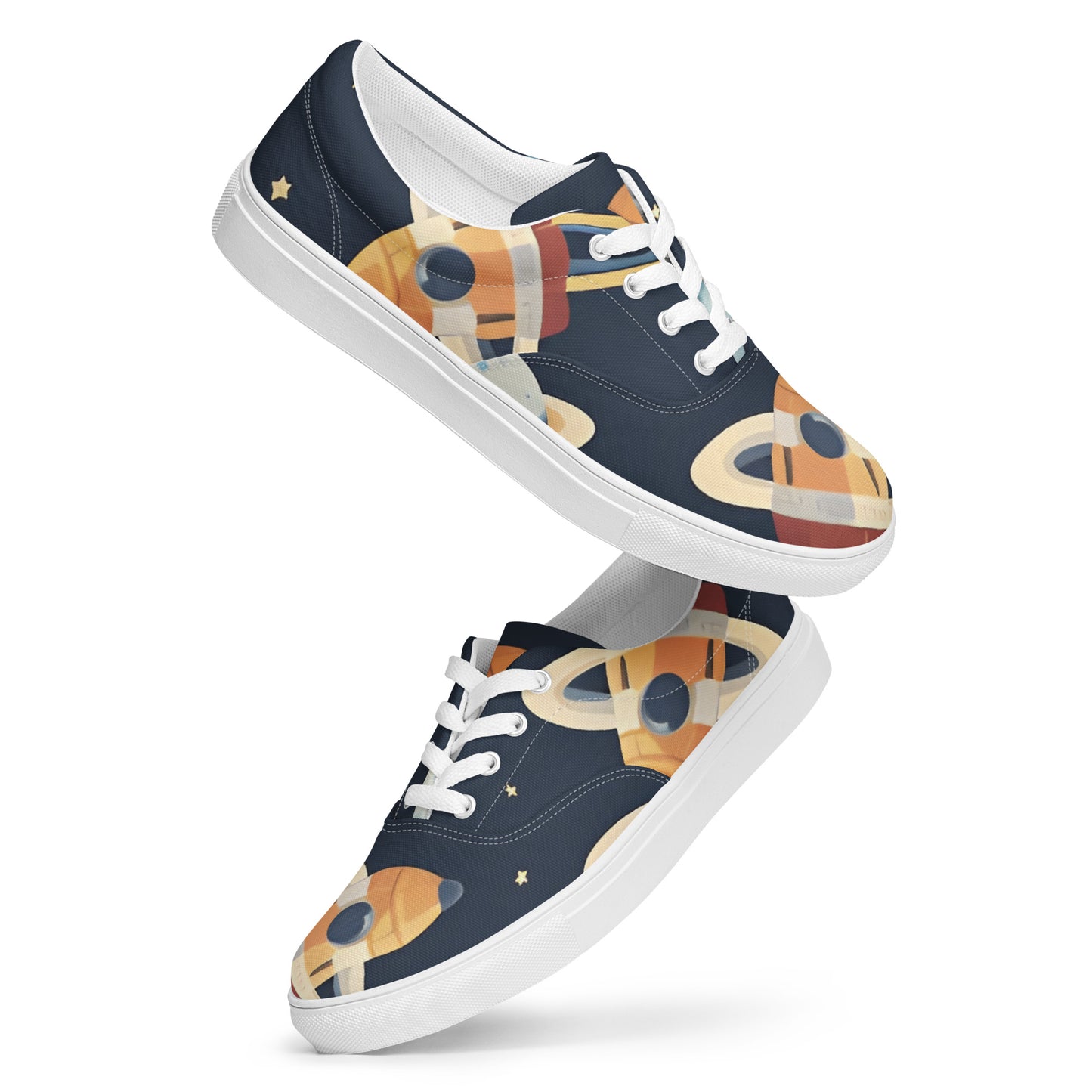 Men’s lace-up canvas shoes