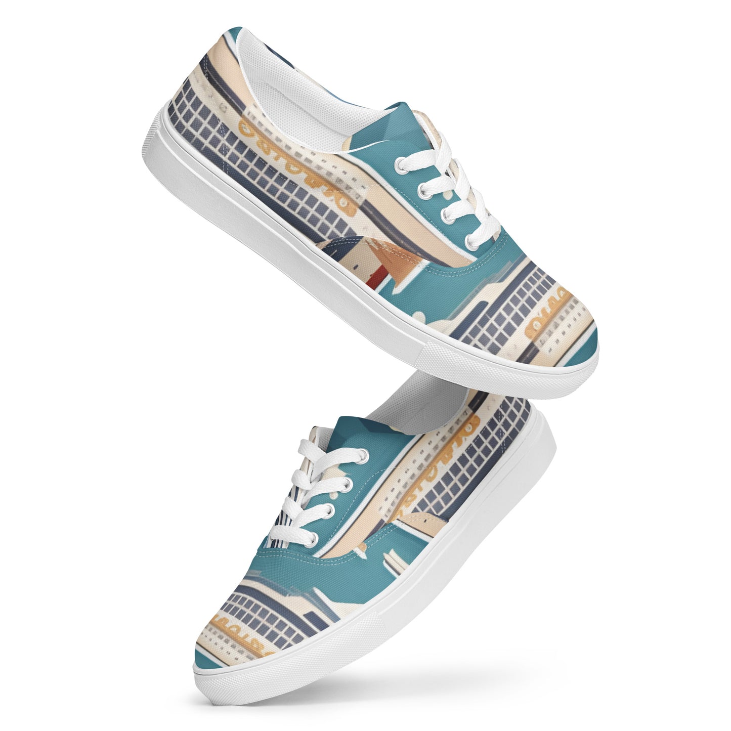 Men’s lace-up canvas shoes