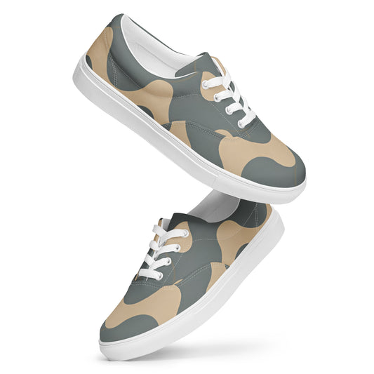 Men’s lace-up canvas shoes