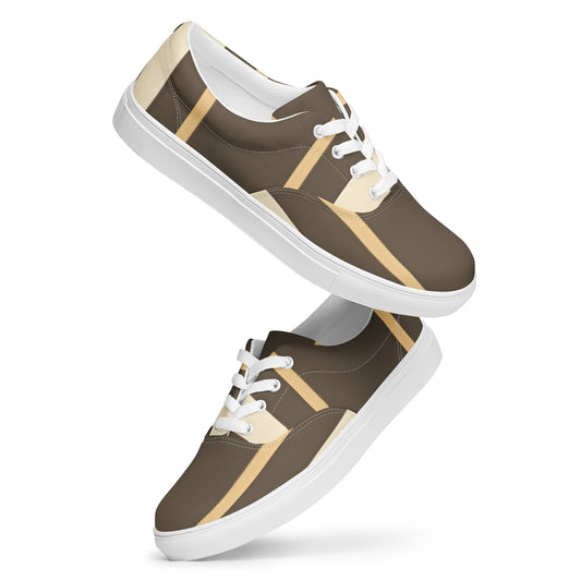 Men’s lace-up canvas shoes