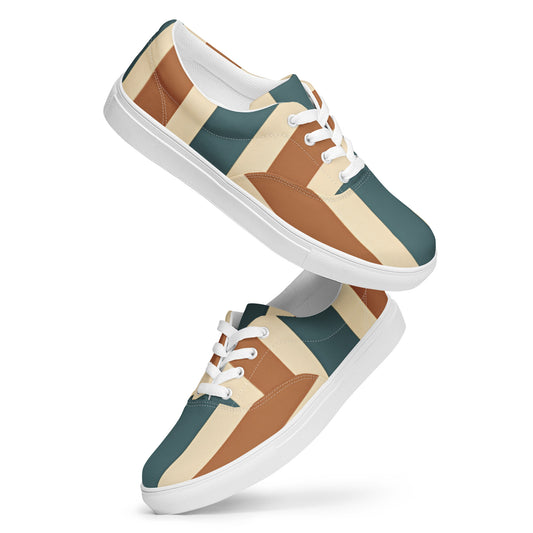 Men’s lace-up canvas shoes