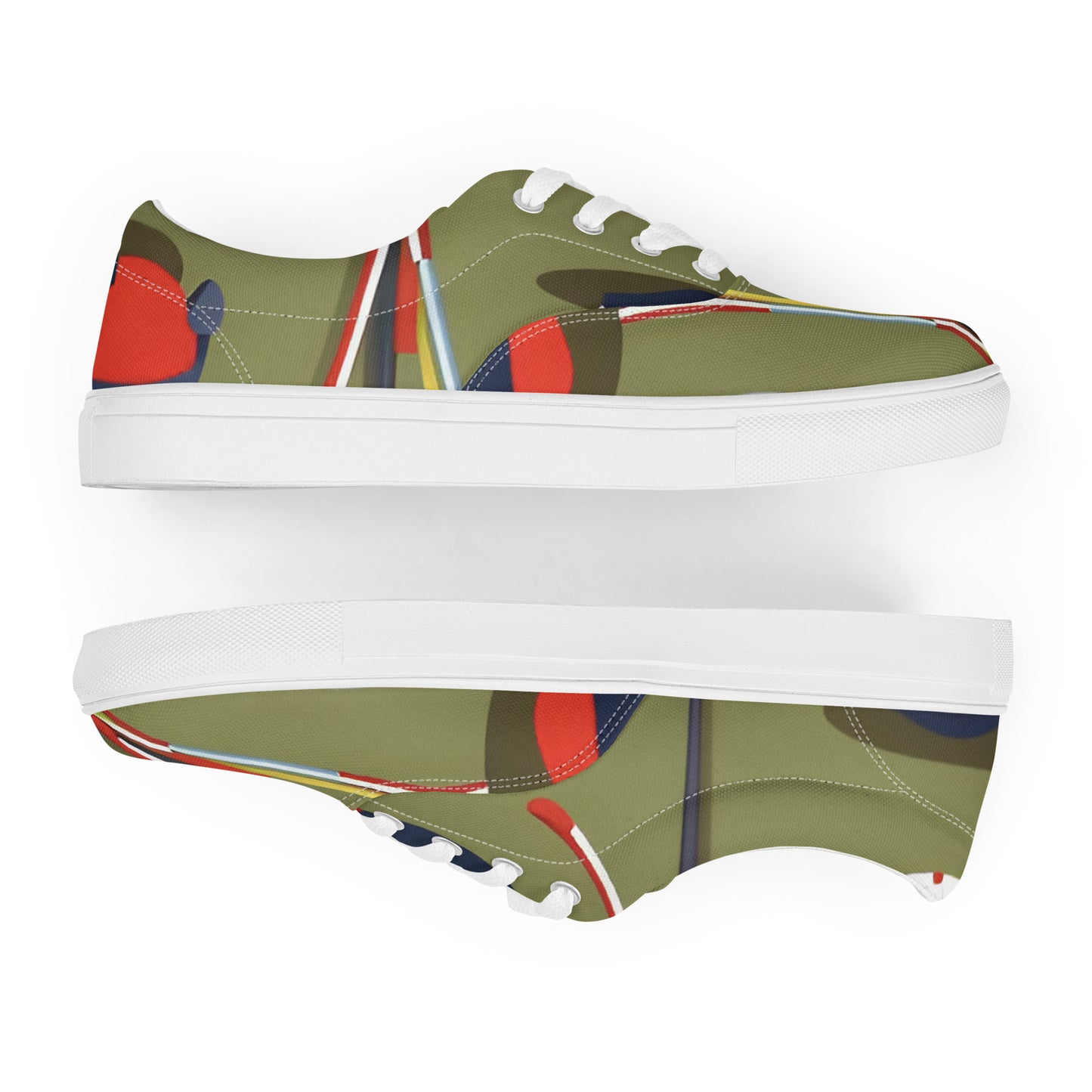 Men’s lace-up canvas shoes