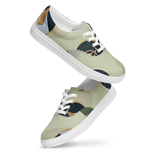 Men’s lace-up canvas shoes