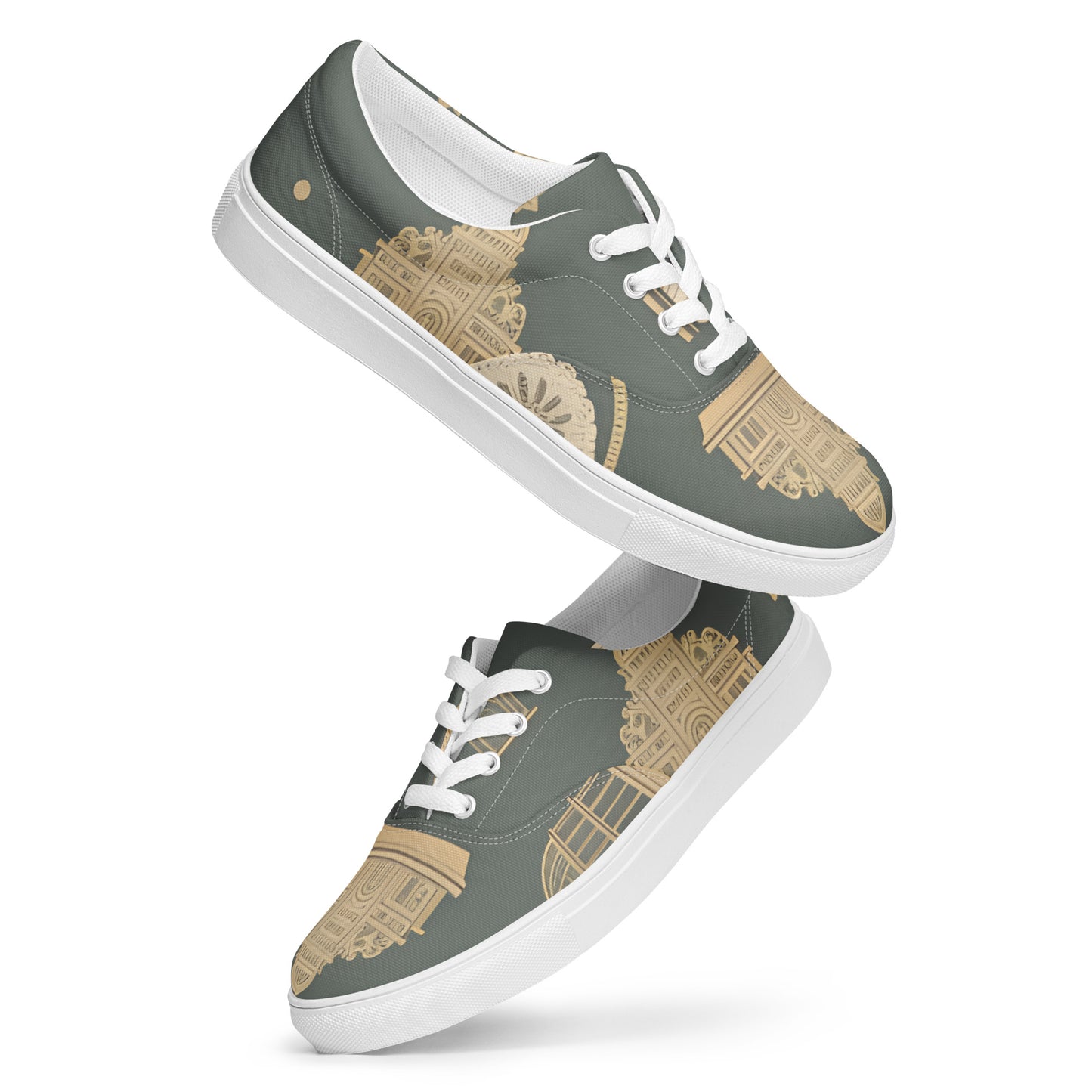 Men’s lace-up canvas shoes