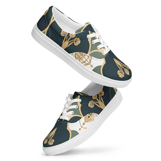 Men’s lace-up canvas shoes