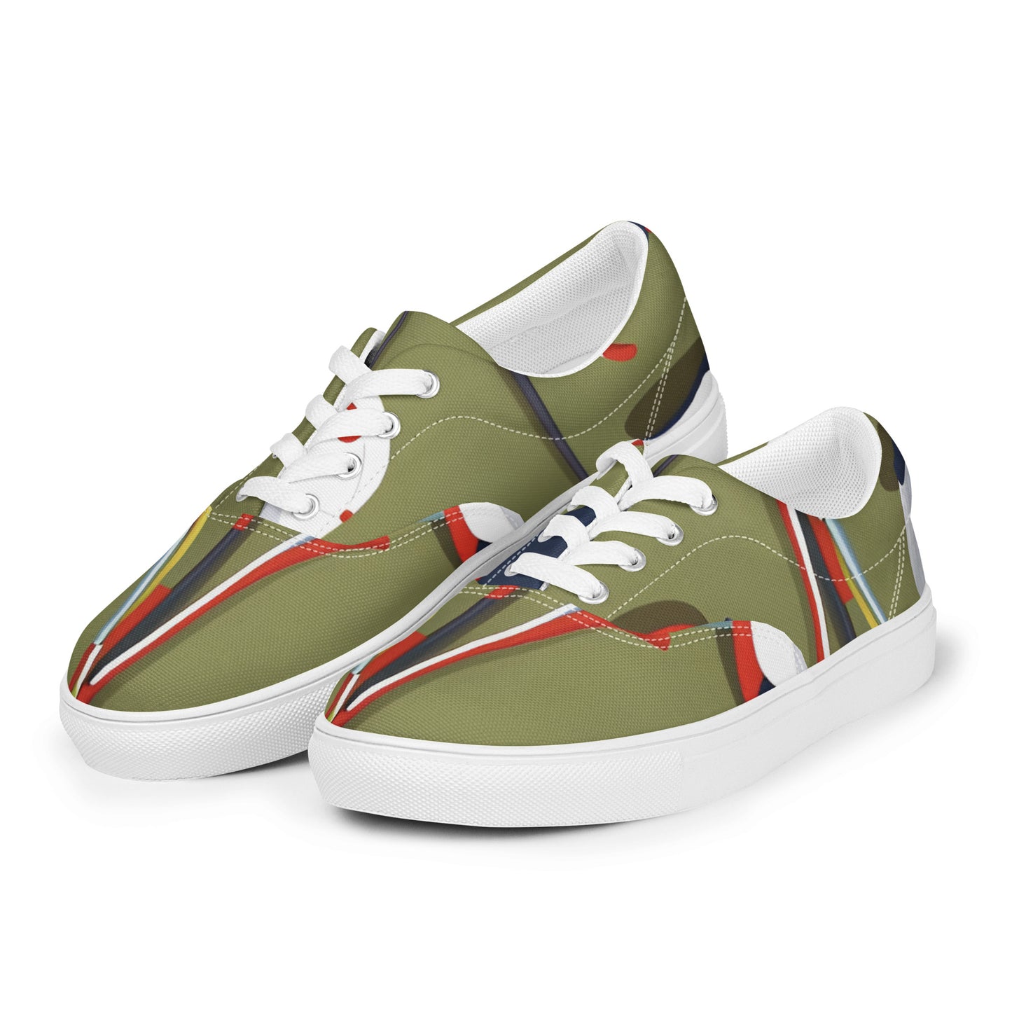 Men’s lace-up canvas shoes