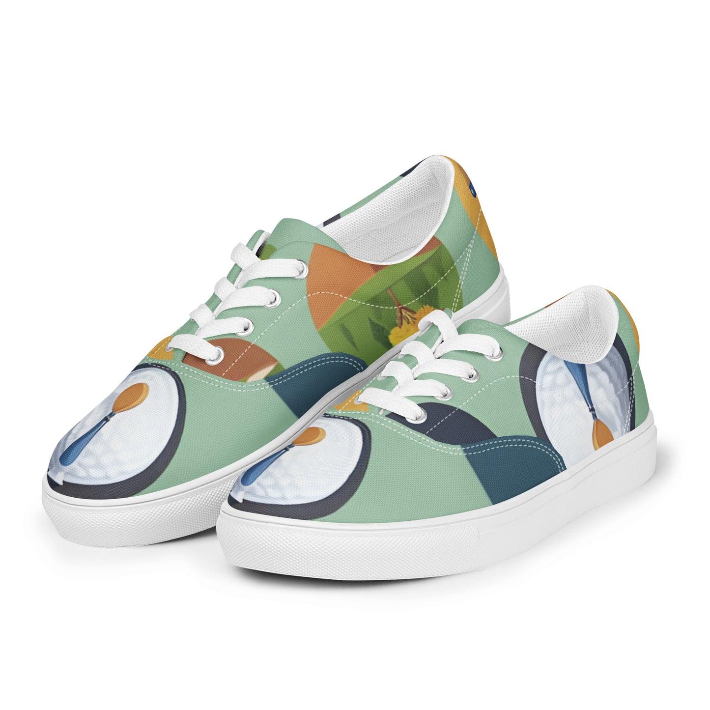 Men’s lace-up canvas shoes