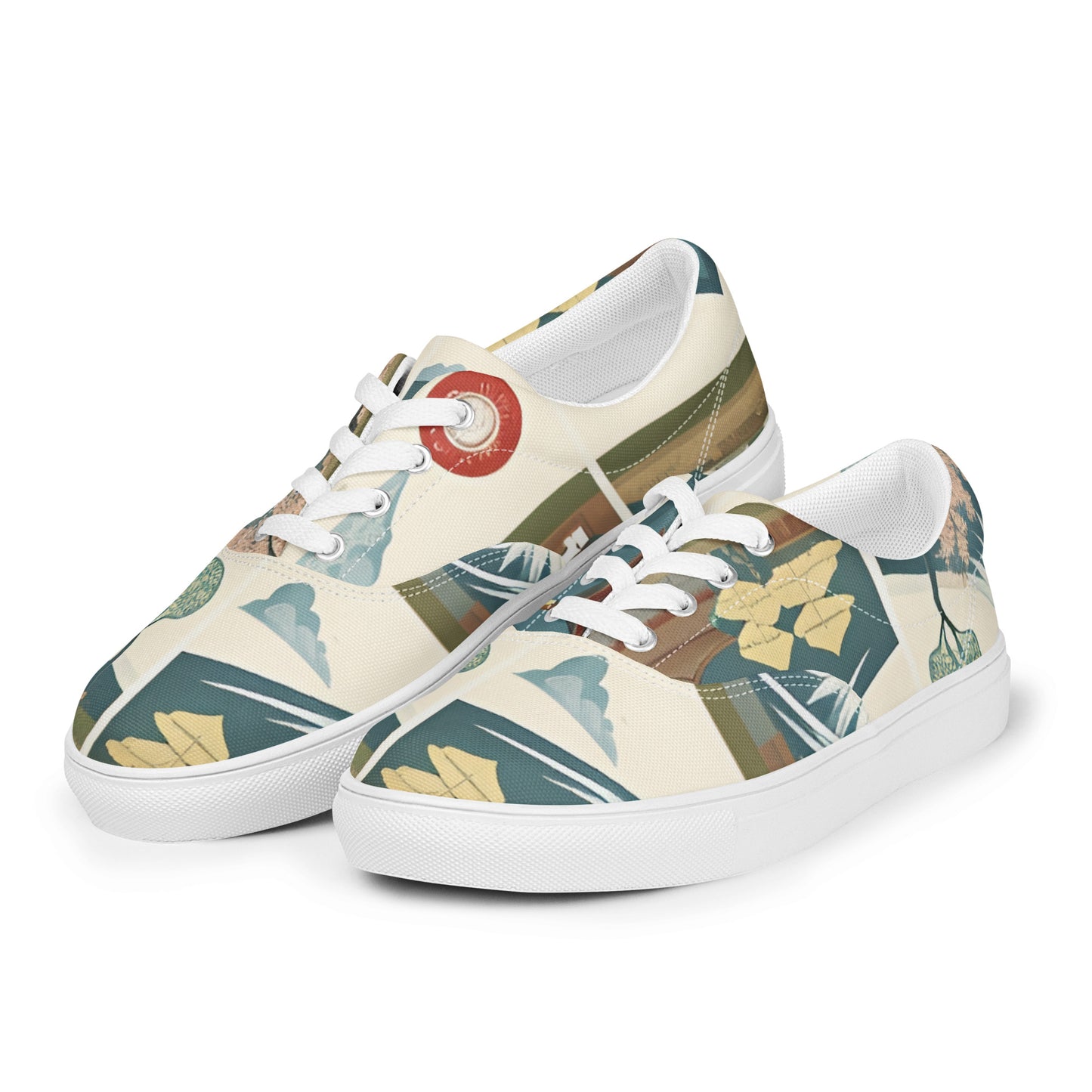 Men’s lace-up canvas shoes