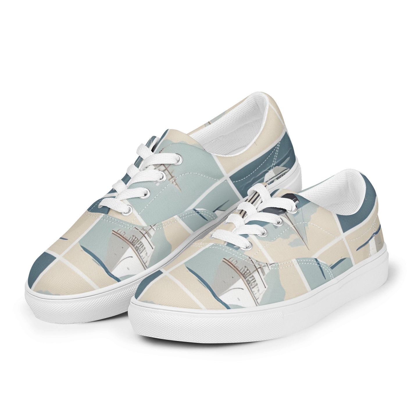 Men’s lace-up canvas shoes