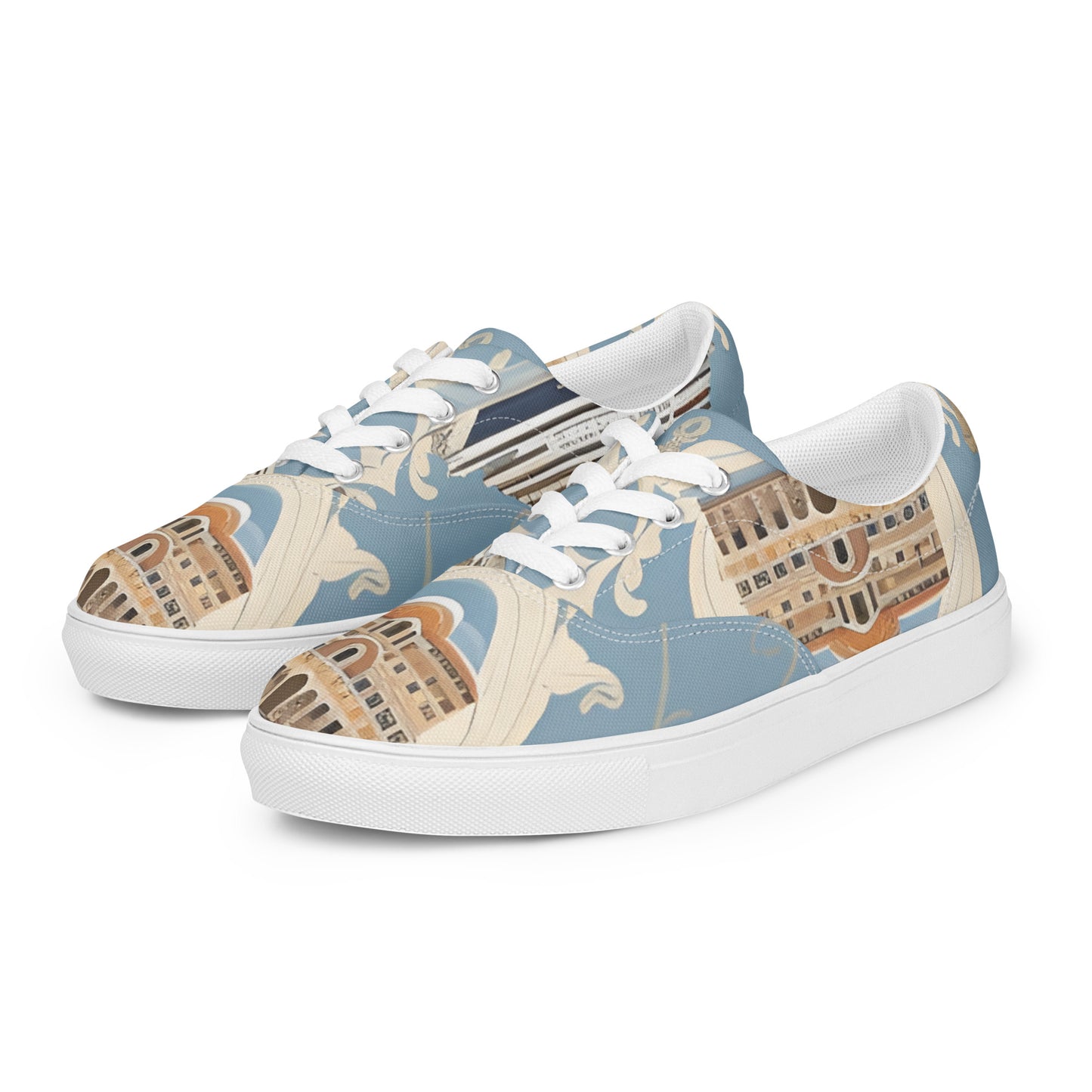 Men’s lace-up canvas shoes