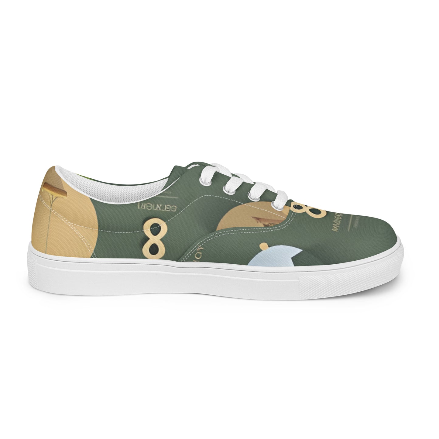 Men’s lace-up canvas shoes