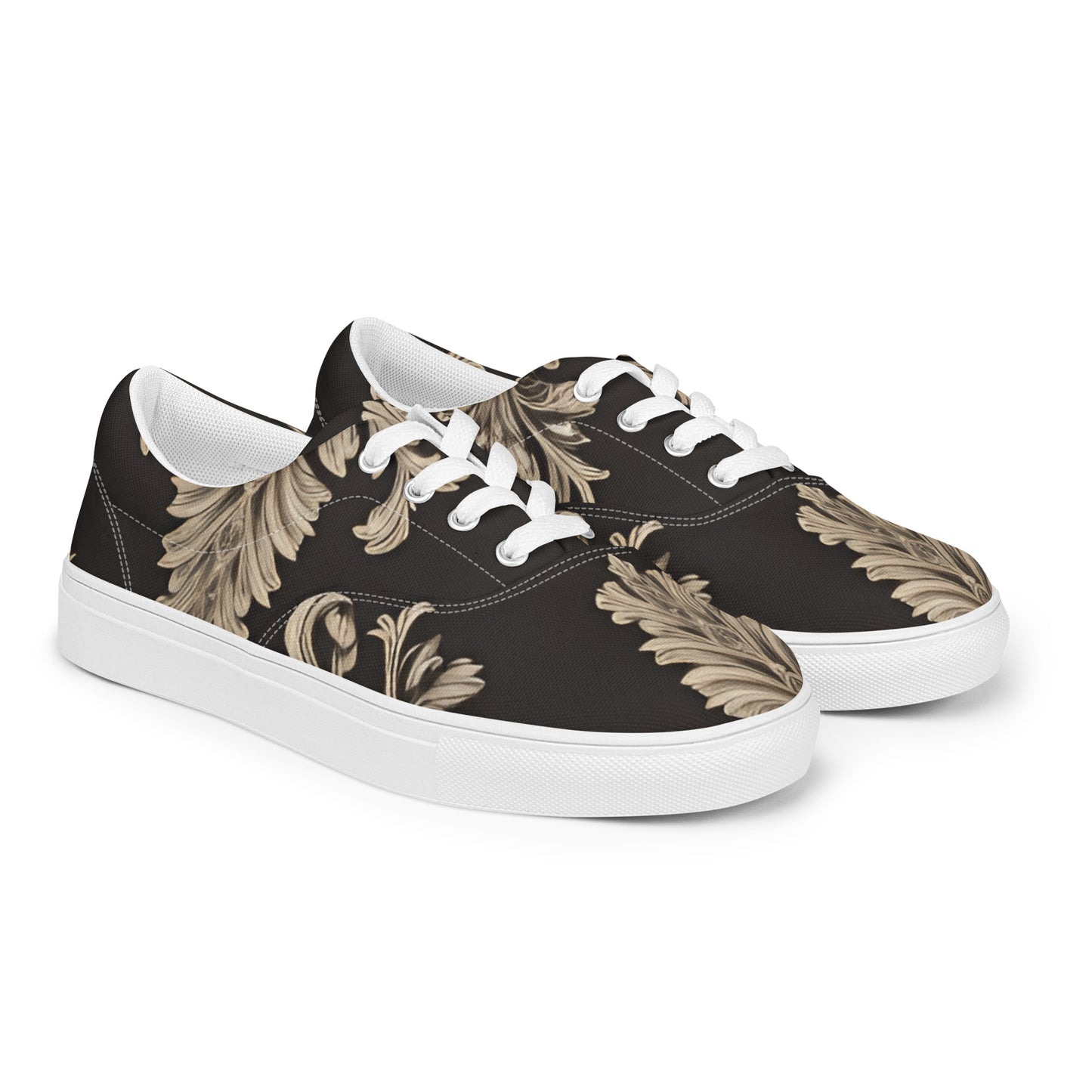 Men’s lace-up canvas shoes