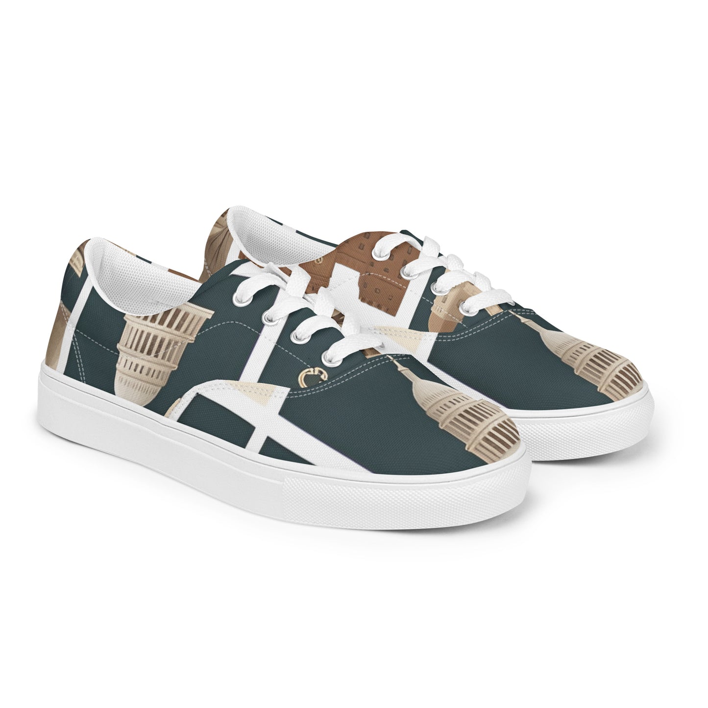 Men’s lace-up canvas shoes