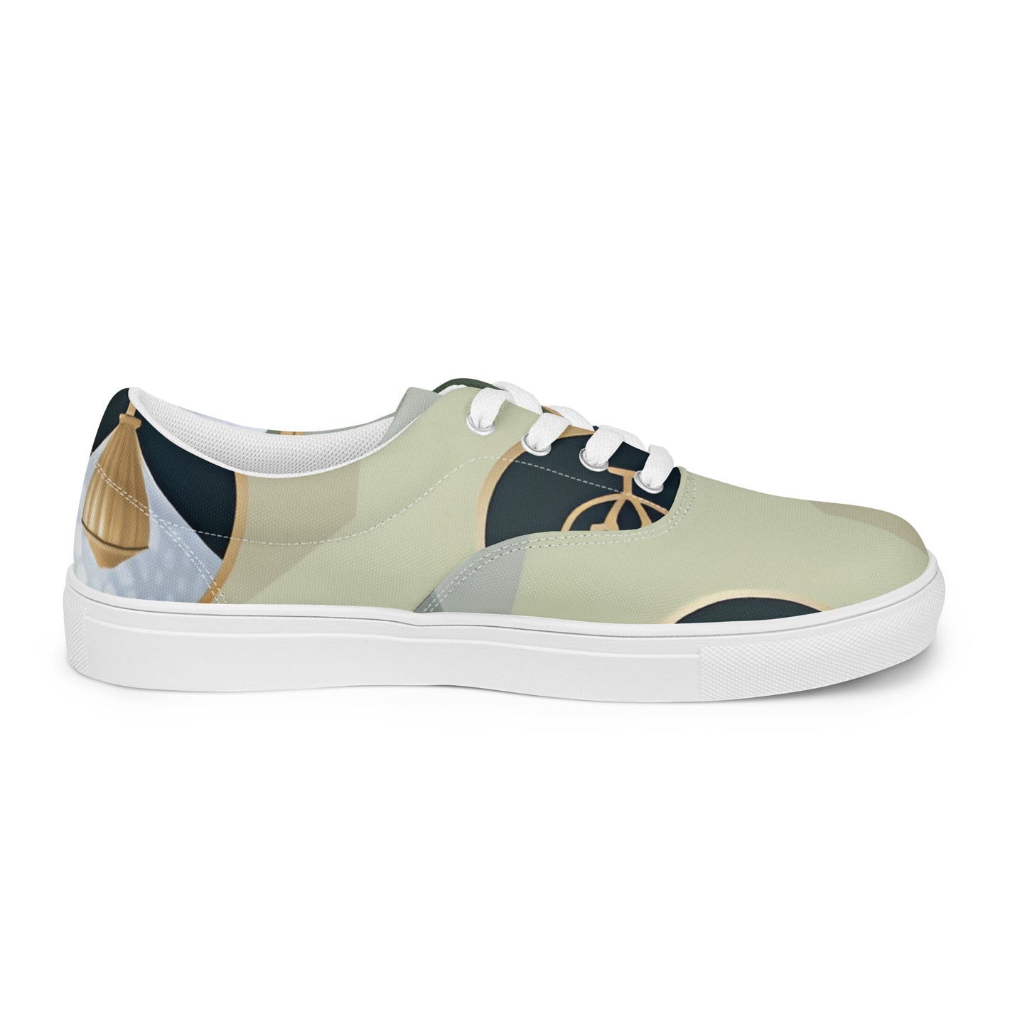 Men’s lace-up canvas shoes