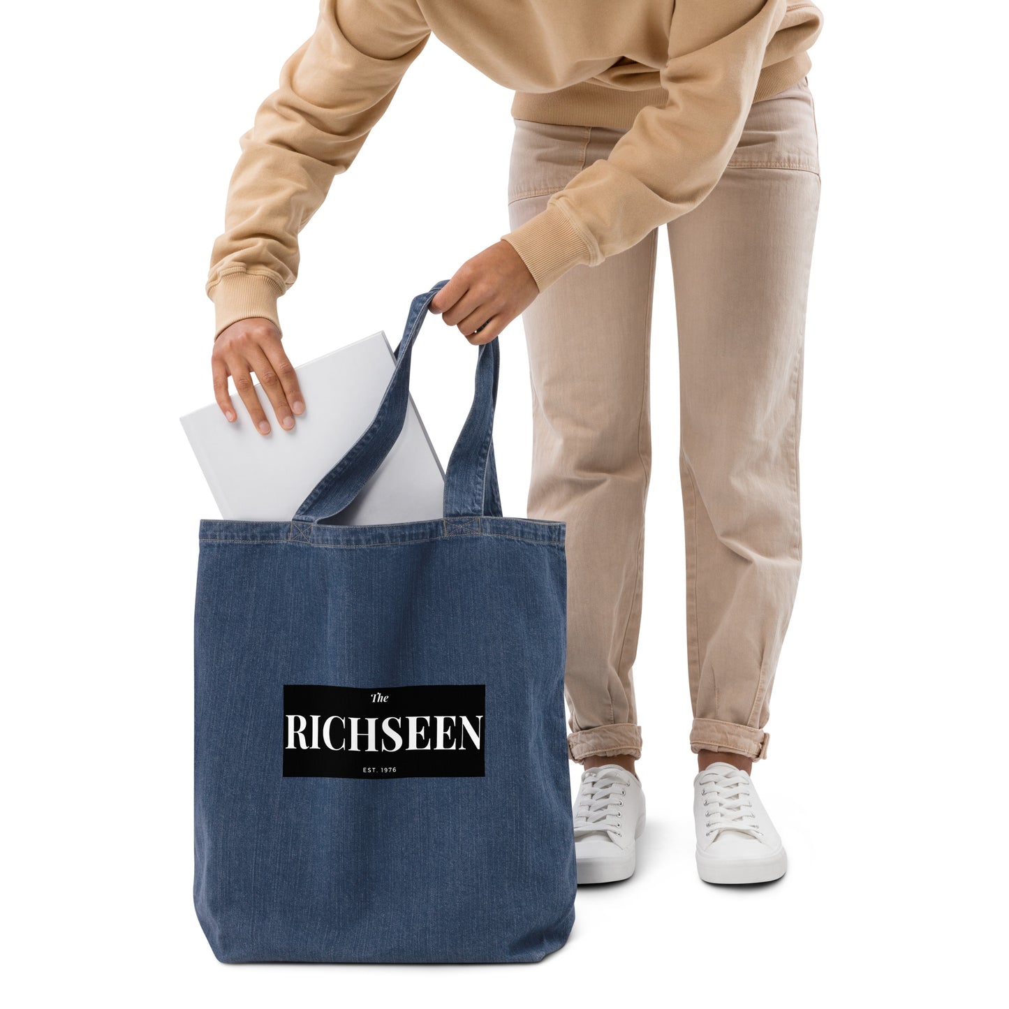 RICHSEEN Organic denim tote bag