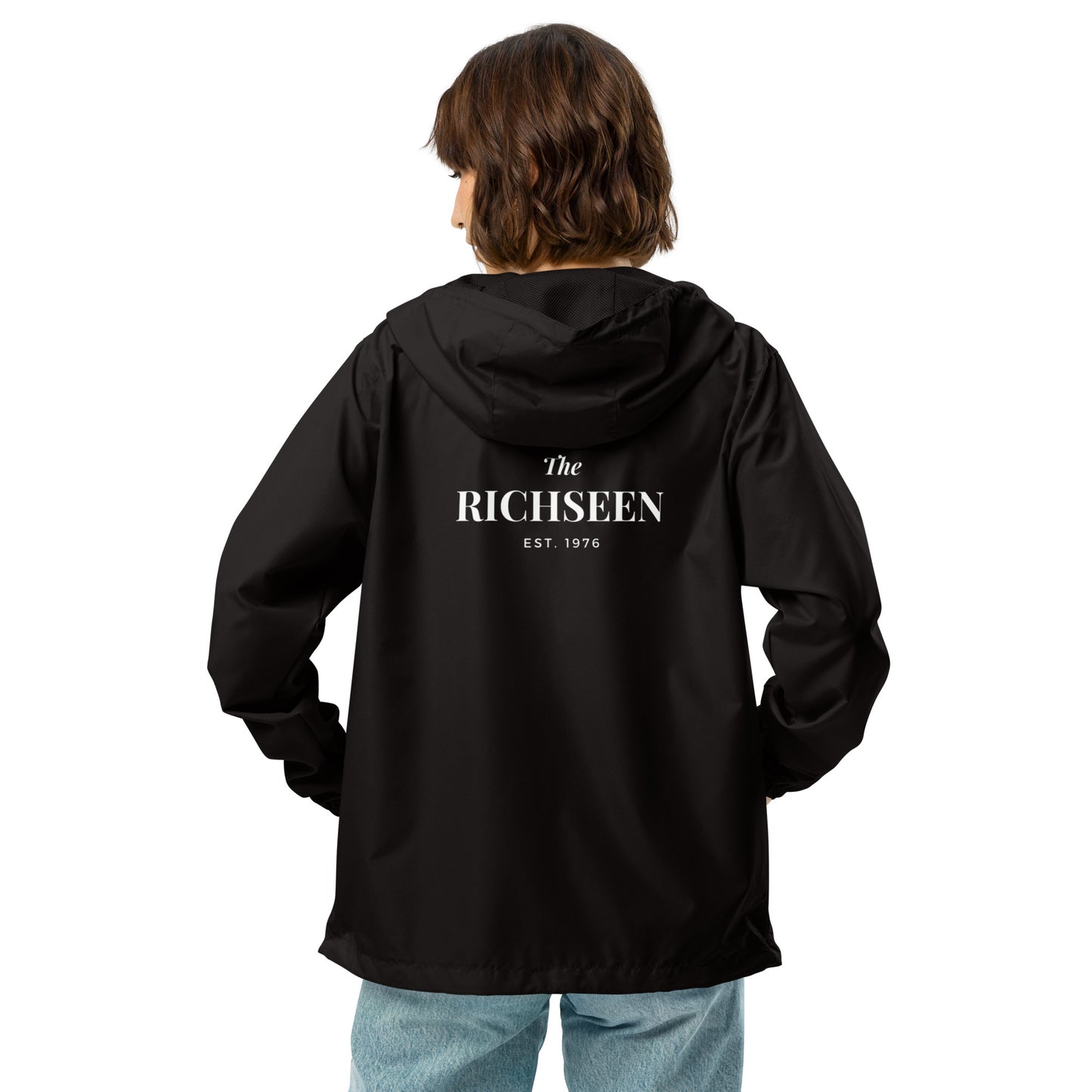 RICHSEEN Unisex lightweight zip up windbreaker