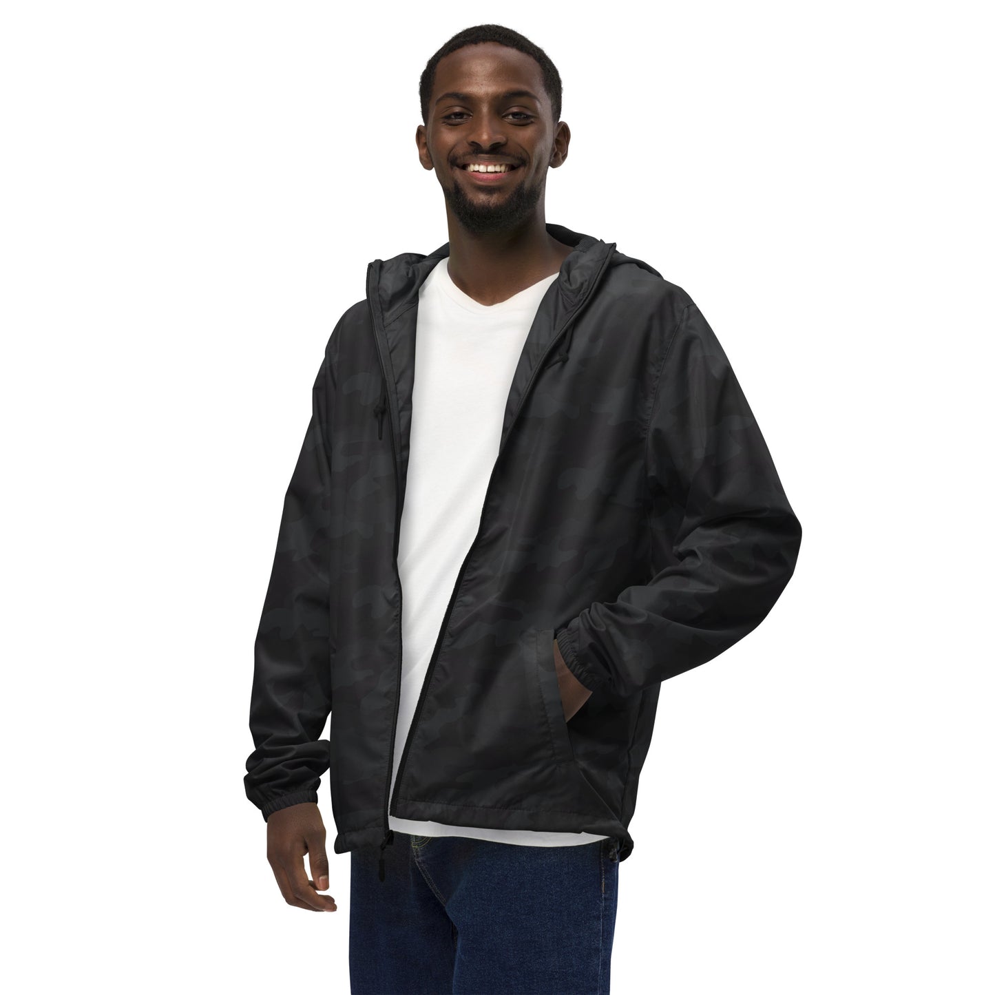 RICHSEEN Unisex lightweight zip up windbreaker