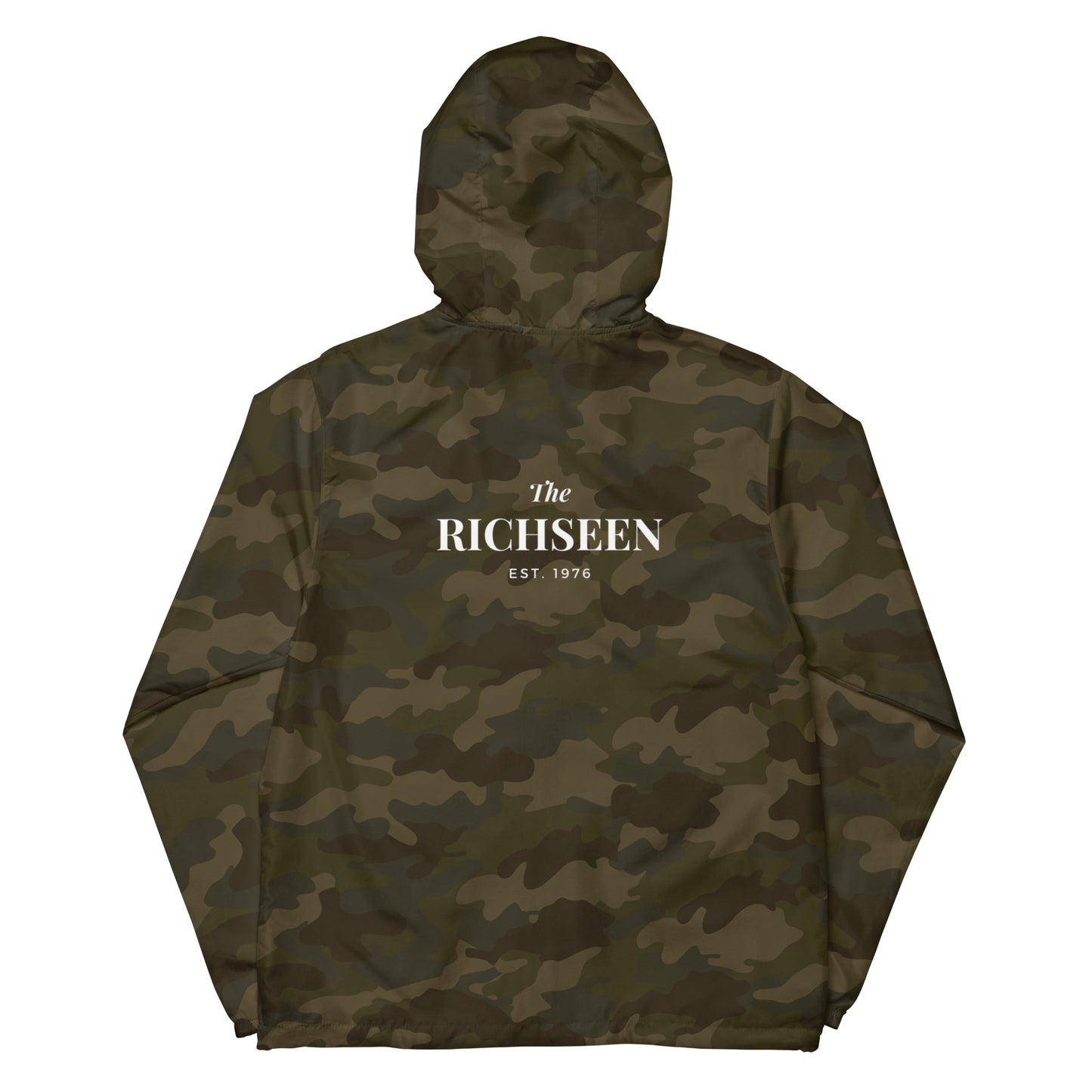 RICHSEEN Unisex lightweight zip up windbreaker