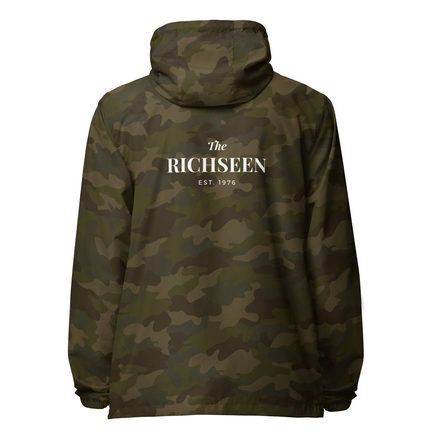 RICHSEEN Unisex lightweight zip up windbreaker