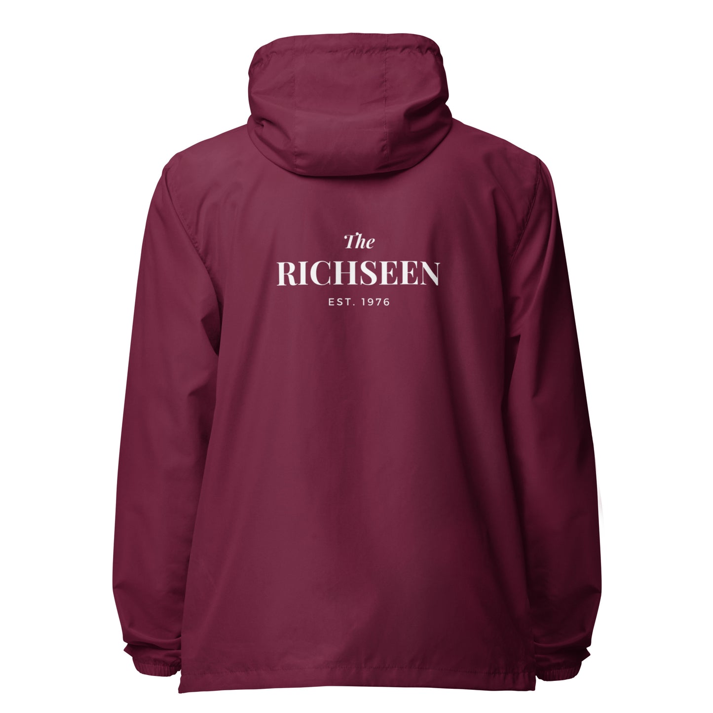 RICHSEEN Unisex lightweight zip up windbreaker